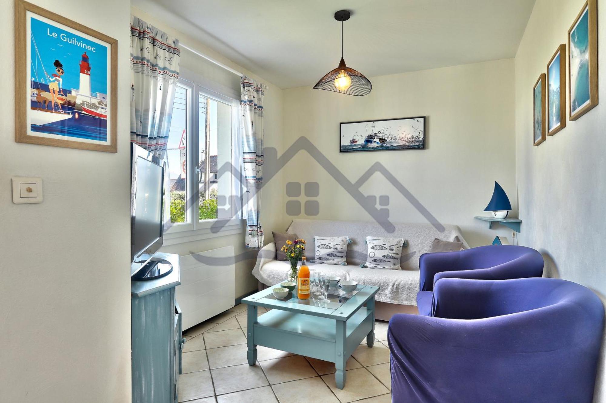 Localise - M3B - Souvenir Du Guil - Maison De Plain-Pied Avec Jardin Clos Au Guilvinec - Tout A Pied, Plages, Port, Centre, Commerces, Marche - Wif Inclus - Linge De Lit Inclus - Animaux Bienvenus Exteriör bild