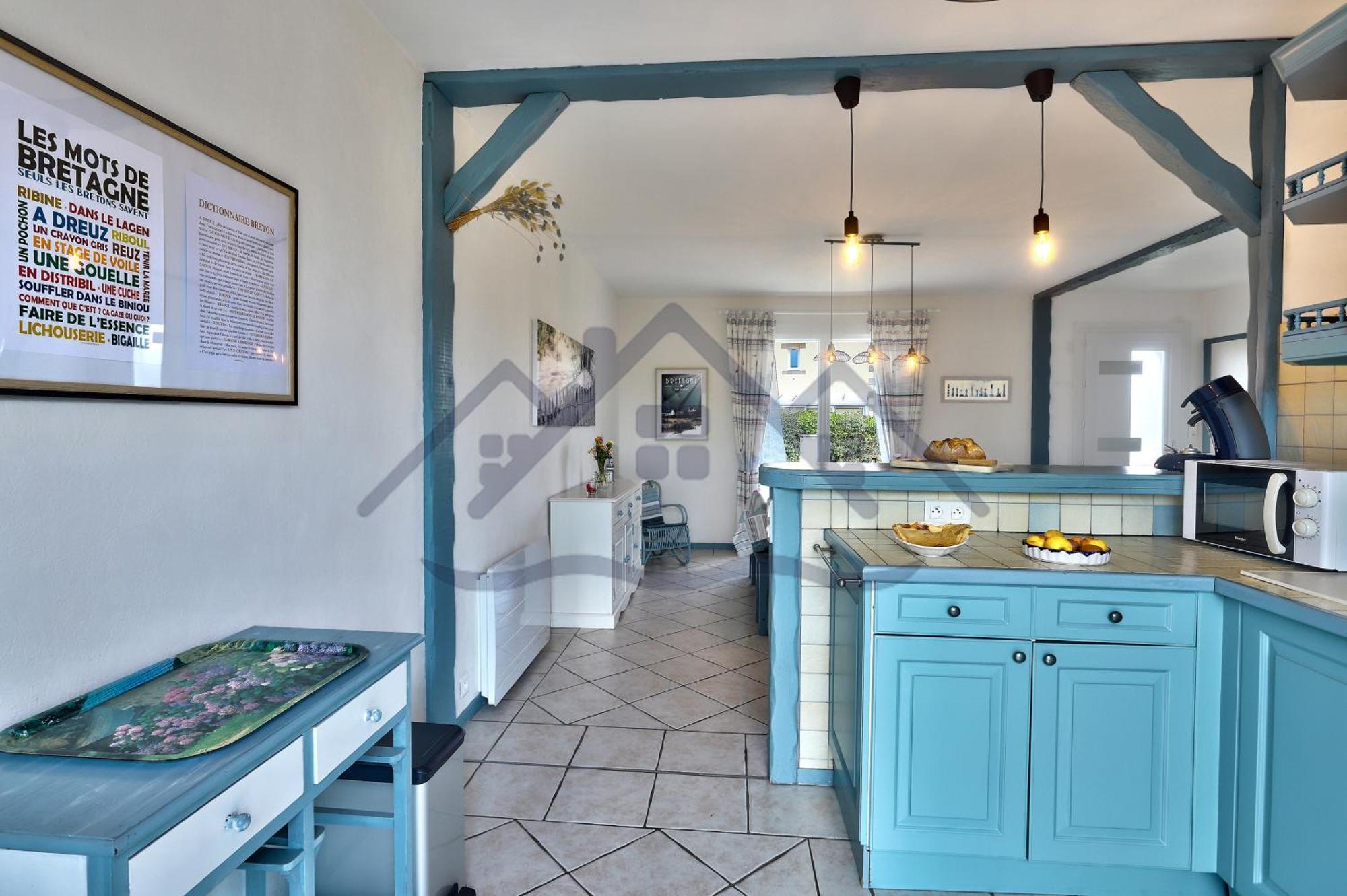 Localise - M3B - Souvenir Du Guil - Maison De Plain-Pied Avec Jardin Clos Au Guilvinec - Tout A Pied, Plages, Port, Centre, Commerces, Marche - Wif Inclus - Linge De Lit Inclus - Animaux Bienvenus Exteriör bild