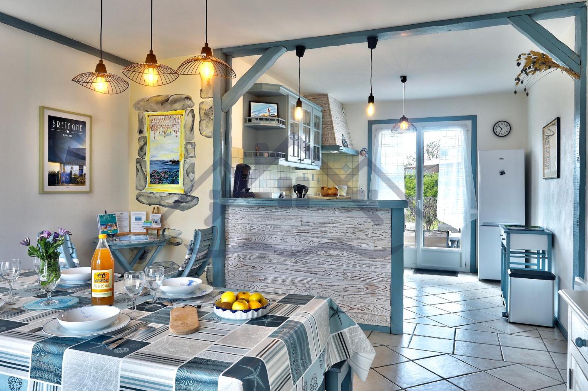 Localise - M3B - Souvenir Du Guil - Maison De Plain-Pied Avec Jardin Clos Au Guilvinec - Tout A Pied, Plages, Port, Centre, Commerces, Marche - Wif Inclus - Linge De Lit Inclus - Animaux Bienvenus Exteriör bild